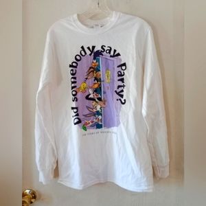 Warner Brothers 100th Anniversary Long Sleeve Tshirt ez.‎ Small